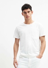 7 For All Mankind One Pocket Tee in White