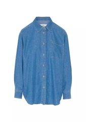 7 For All Mankind Oversized Denim Button-Front Shirt