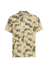 7 For All Mankind Palm Print Short-Sleeve Shirt