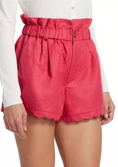 7 For All Mankind Paperbag Tailored Shorts