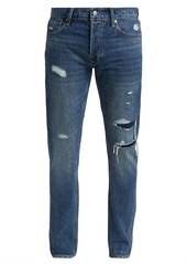 7 For All Mankind Paxtyn Distressed Five-Pocket Jeans