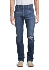 7 For All Mankind Paxtyn Distressed Skinny Jeans