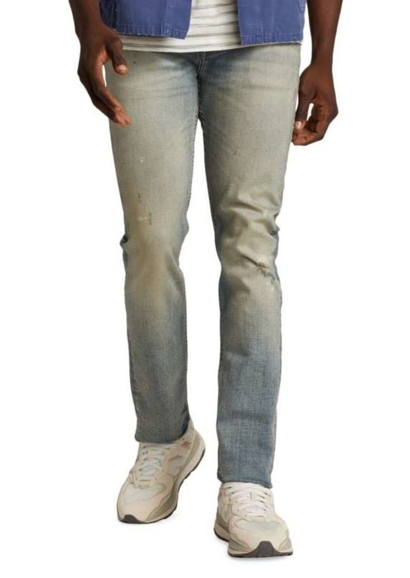 7 For All Mankind Paxtyn High Rise Distressed Jeans