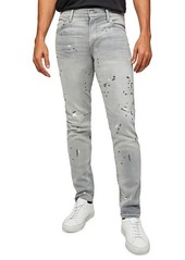 7 For All Mankind Paxtyn Slim-Fit Splatter Jeans