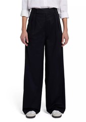 7 For All Mankind Pleated High-Rise Trousers