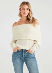 7 For All Mankind Pullover Sweater in Soft White