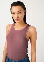 7 For All Mankind Racer Back Tank in Berry