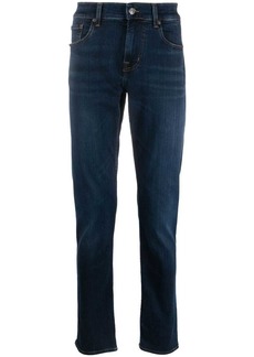 7 For All Mankind skinny tapered-leg jeans