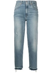 7 For All Mankind Malia high-rise straight-leg jeans