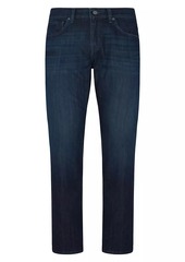 7 For All Mankind Cotton-Blend Straight-Leg Jeans