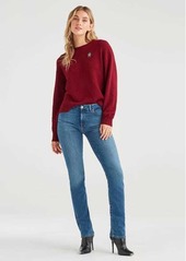 7 For All Mankind Slim Illusion Kimmie Straight in Luxe Love Story