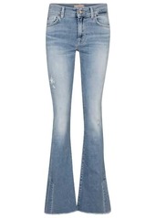 7 For All Mankind Split-hem mid-rise bootcut jeans