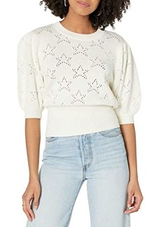 7 For All Mankind Star Short Sleeve Sweater
