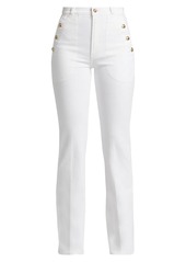 7 For All Mankind Summer 2021 Welt & Button Flare Jeans