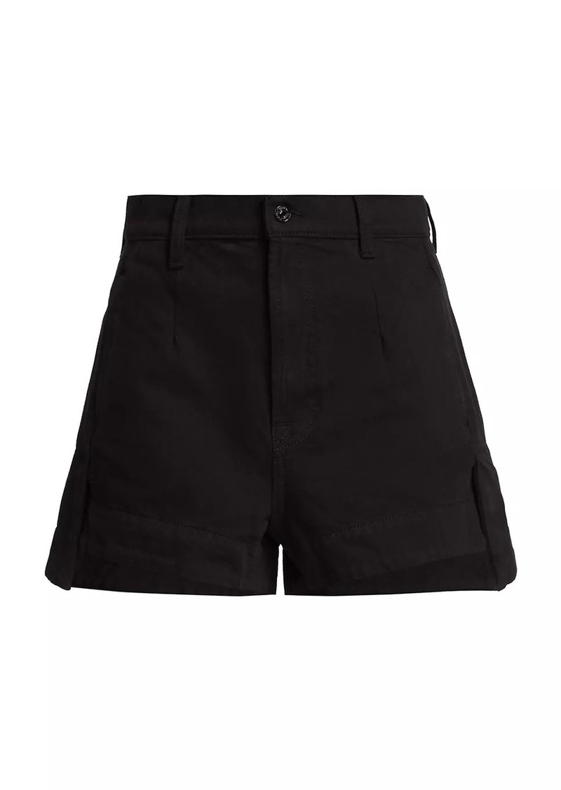 7 For All Mankind Tailored Slouch Step Hem Shorts
