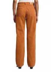 7 For All Mankind Tess Corduroy Straight-Leg Pants