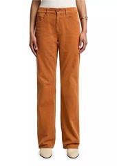 7 For All Mankind Tess Corduroy Straight-Leg Pants