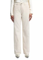 7 For All Mankind Tess Corduroy Straight-Leg Pants