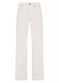 7 For All Mankind Tess Corduroy Straight-Leg Pants