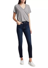7 For All Mankind The High-Rise Ankle Skinny Jeans