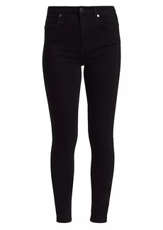 7 For All Mankind The High-Rise Skinny Slim Illusion Jeans