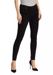 7 For All Mankind The High-Rise Skinny Slim Illusion Jeans