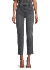 7 For All Mankind The Seamed High-Rise Ankle Jeans