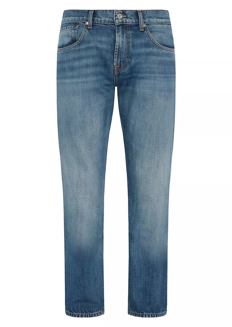 7 For All Mankind The Straight Mid-Rise Jeans