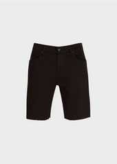 7 For All Mankind The Straight Short In Black