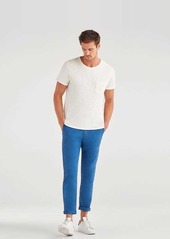 7 For All Mankind The Sunset Straight Chino in Steel Blue