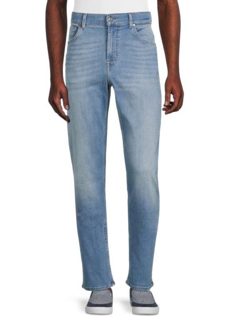 7 For All Mankind The Tapered Straight Whiskered Jeans