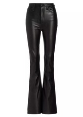 7 For All Mankind Vegan Leather Flare Pants