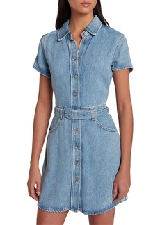 7 For All Mankind Womens Collared Short Shirtdress