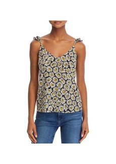 7 For All Mankind Womens Floral V-Neck Cami