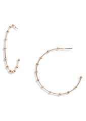 8 Other Reasons No Duh Beaded Hoop Earrings in Gold at Nordstrom
