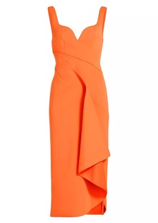 Acler Gowrie Draped Midi-Dress