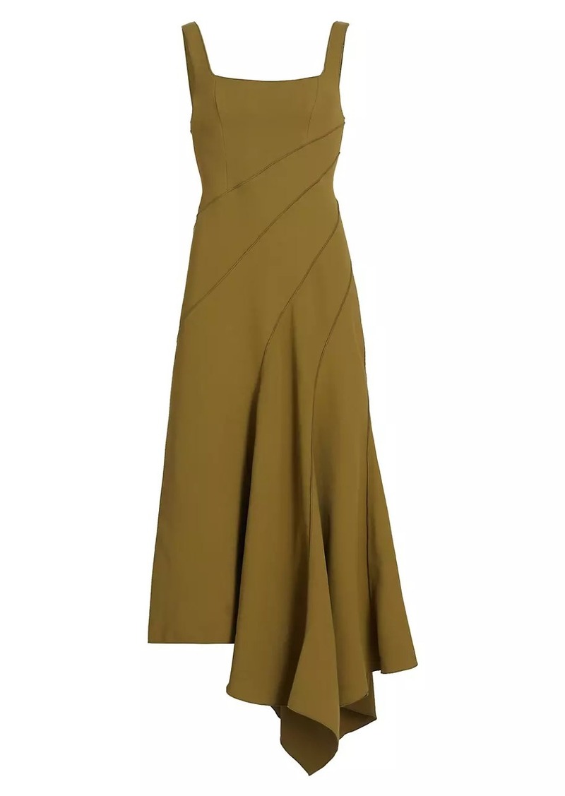 Acler Rowe Asymmetric Maxi Dress