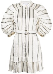 Acler striped Leighton midi dress