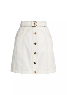 Acler Valleybrook Cotton Miniskirt