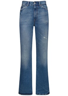 Acne Studios 1977 High Waisted Denim Straight Jeans