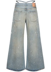 Acne Studios 2004 Low Waist Belted Denim Jeans