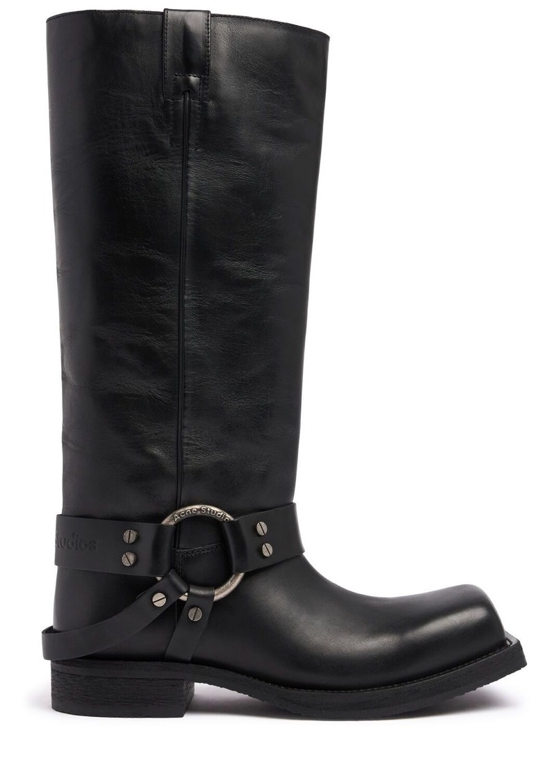 Acne Studios 40mm Balius Leather Tall Boots