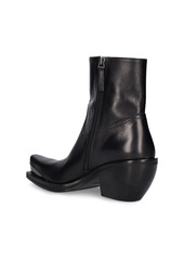 Acne Studios 70mm Leather Ankle Boots