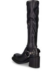Acne Studios 80mm Balius Faux Leather Tall Boots