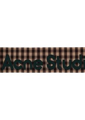 Acne Studios Acne Logo Wool Blend Scarf