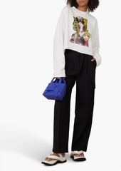 Acne Studios - Appliquéd French cotton-terry sweatshirt - White - XXS