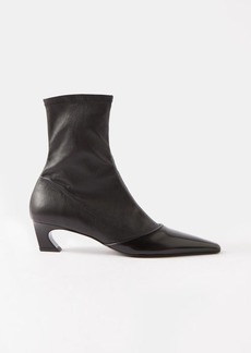 Acne Studios - Bano 45 Grained-leather Ankle Boots - Womens - Black