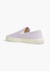 Acne Studios - Canvas slip-on sneakers - Purple - EU 41