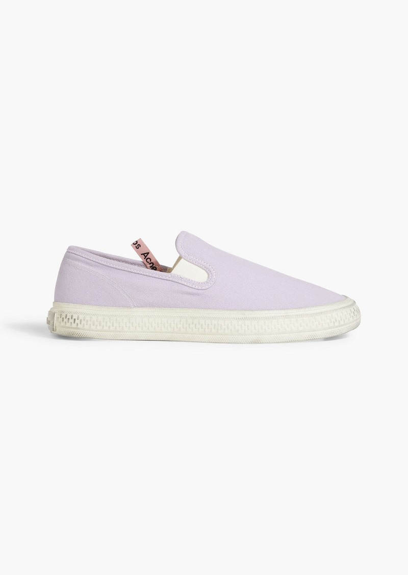 Acne Studios - Canvas slip-on sneakers - Purple - EU 41