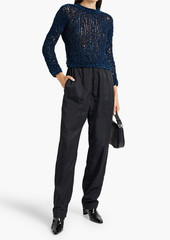 Acne Studios - Open-knit chenille sweater - Blue - XXS